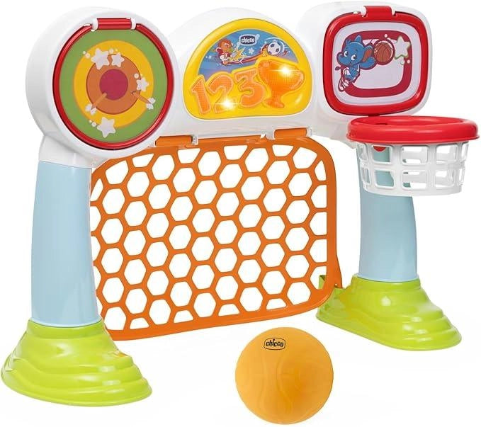 Gioco Multisport League, Gioco Elettronico e Interattivo, Canestro, Tabellone con Luci e Suoni, 3 Modalita di Gioco, Pal