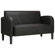 Divano | Divano da soggiorno | Sofa Divanetto Nero 110 cm in Similpelle