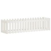 Fioriera rialzata per piante e fiori terrazza giardino progettazione giardino recinzione 200 x 50 x 50 cm pino bianco massiccio 02_0039806
