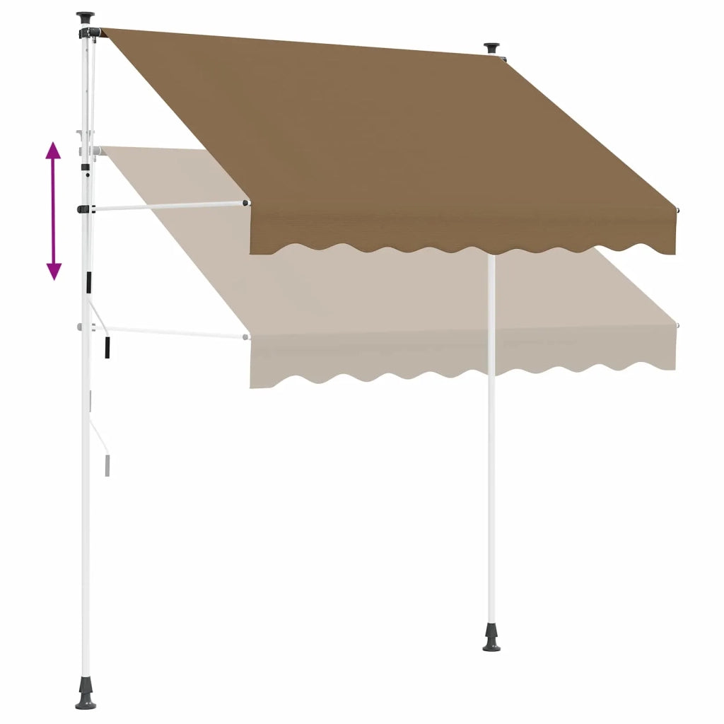 Tenda retrattile manuale Beige 250 cm 42037033