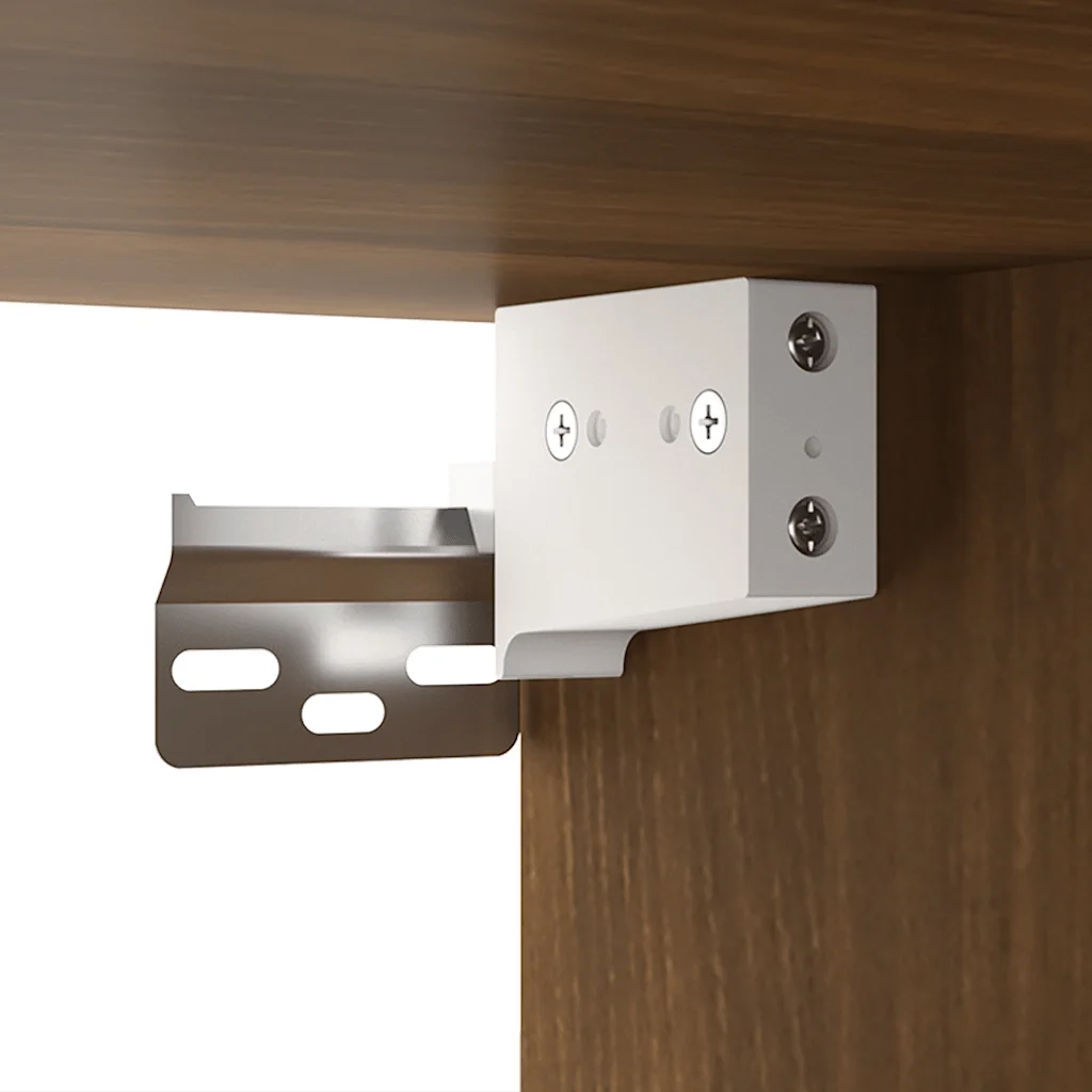 Mobile a Specchio con LED Rovere Marrone 76x15x55 cm CFW2972293