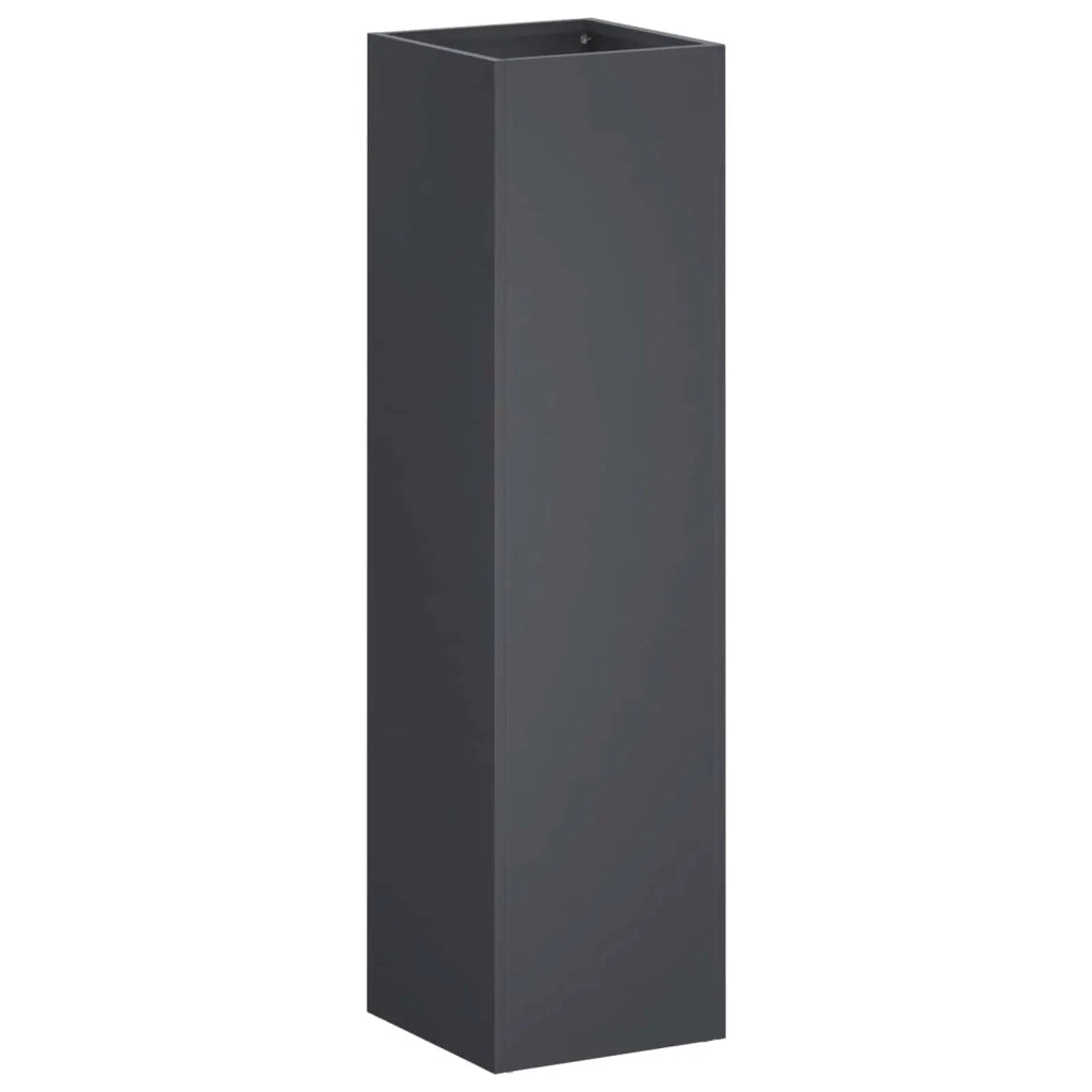 Vaso da giardino Antracite 20 x 20 x 75 cm 8005320