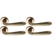 MEZZA MANIGLIA GOCCIA OTTONE - ZAMA OTTONE LUCIDO Q8 DX CF=PZ 4
