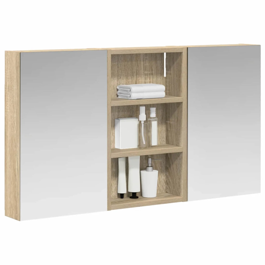 Set di Armadi da Bagno con lo scaffale 3 pcs 90 x 10,5 x 50 cm 3403666