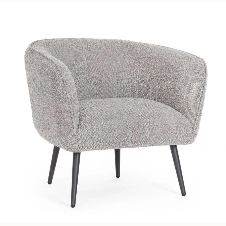 POLTRONA AVRIL GRIGIO BOUCLE'