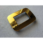 Trade Shop - Placca Placchetta Placchette Compatibili Per Serie Axolute Bticino Colorate Fori - Oro -4 Fori     -