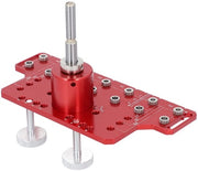 Accessorio di metallo per migliorare la DIY e la lavorazione del legno a casa - Guida per foratura di assi con cerniere e chiodi - Boe per assi con hardware - Migliora la vostra precisione