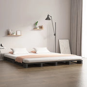 Giroletto Grigio 140x190 cm in Legno Massello di Pino