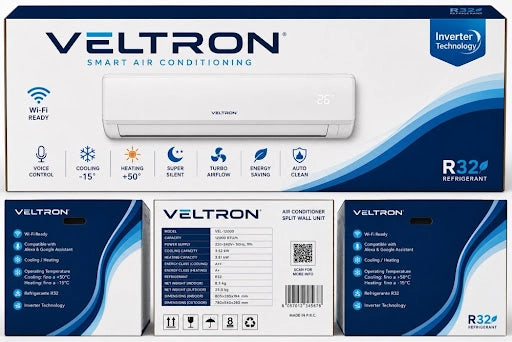 Climatizzatore Monosplit a Parete (Unità Interna + Esterna) VELTRON VEL-12000