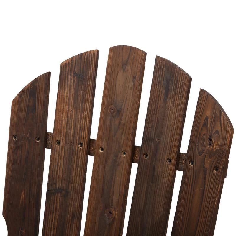 SEDIA A DONDOLO STILE RUSTICO ADIRONDACK IN LEGNO DI ABETE