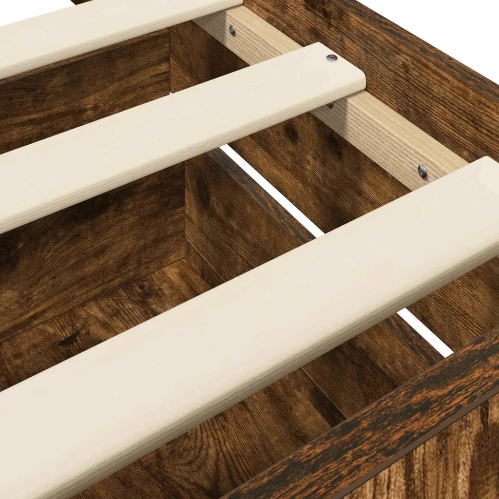 Struttura del letto Rovere Fumo Legno ingegnerizzato 3429511
