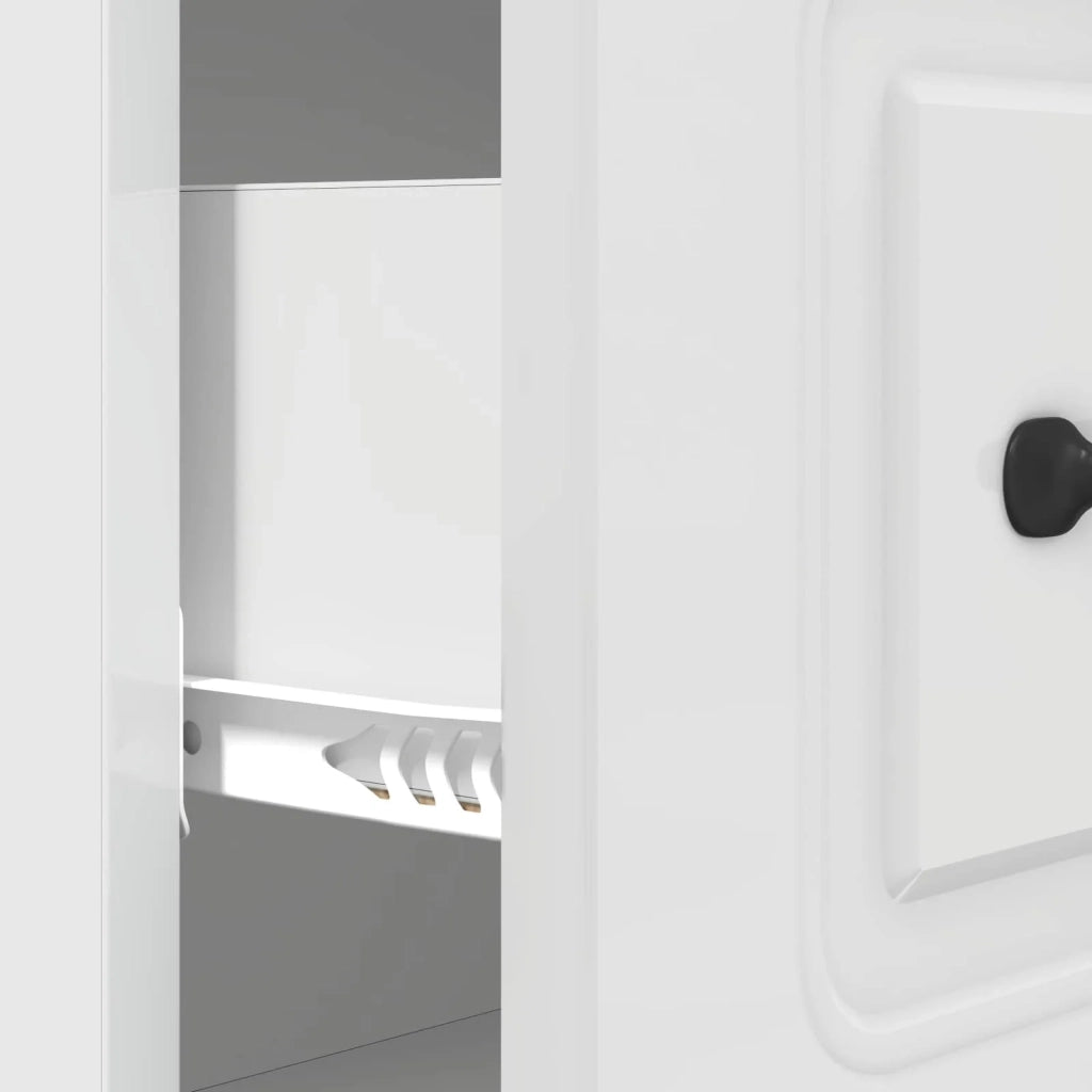 Mobile con Cassetti Bianco Lucido 66 x 34,5 x 87 cm 895759