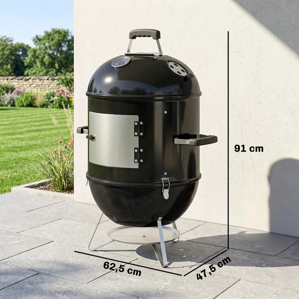 Tavolo da cucina con griglia ¨C zephmum ¨C Nero 62.5x47.5x91cm