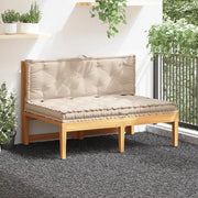 Cuscini per Pallet e Pavimento 2 pz in Cotone Beige 3053637