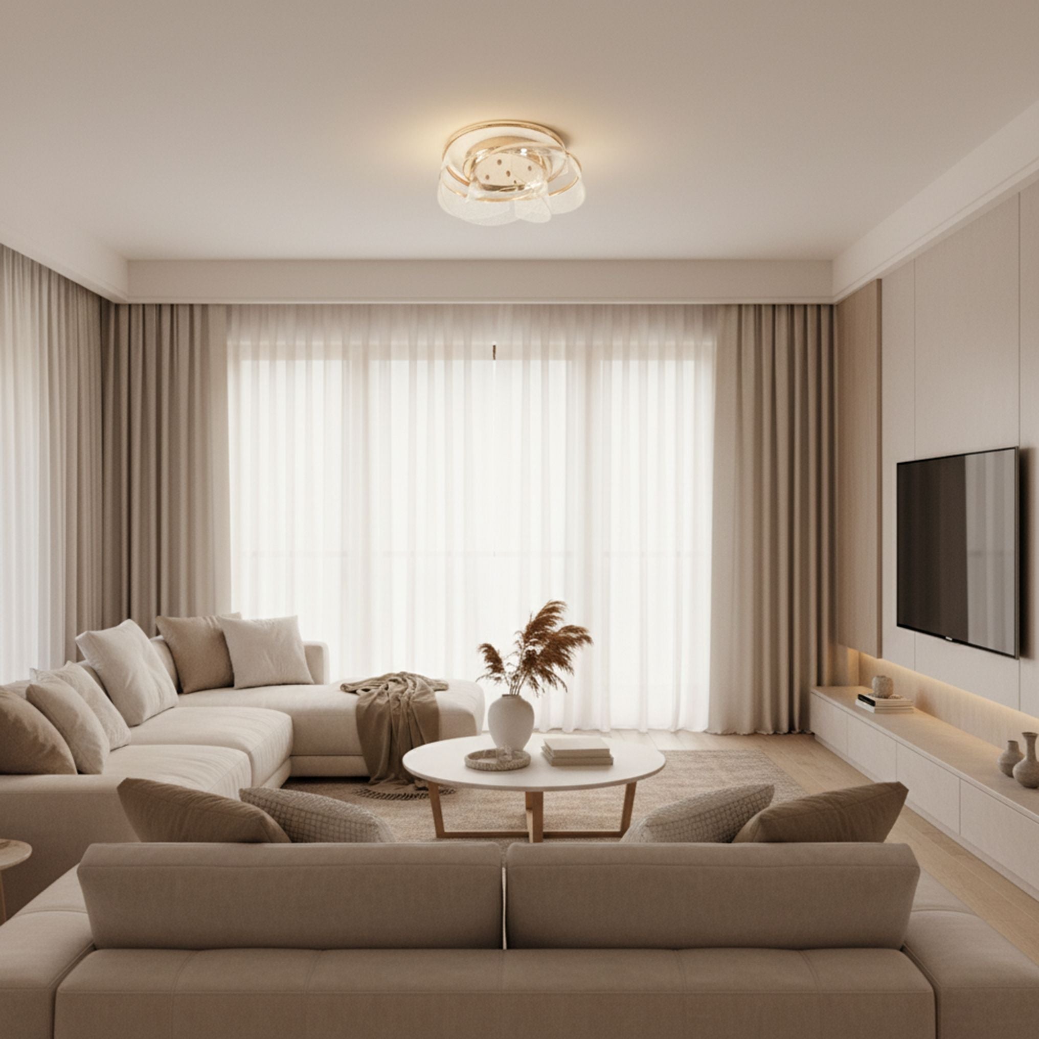 Lampada Da Soffitto G139-c Gold Led