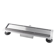 Canalina di Scarico 80x7 cm Piastrellabile in acciaio inox a Pavimento Bonussi
