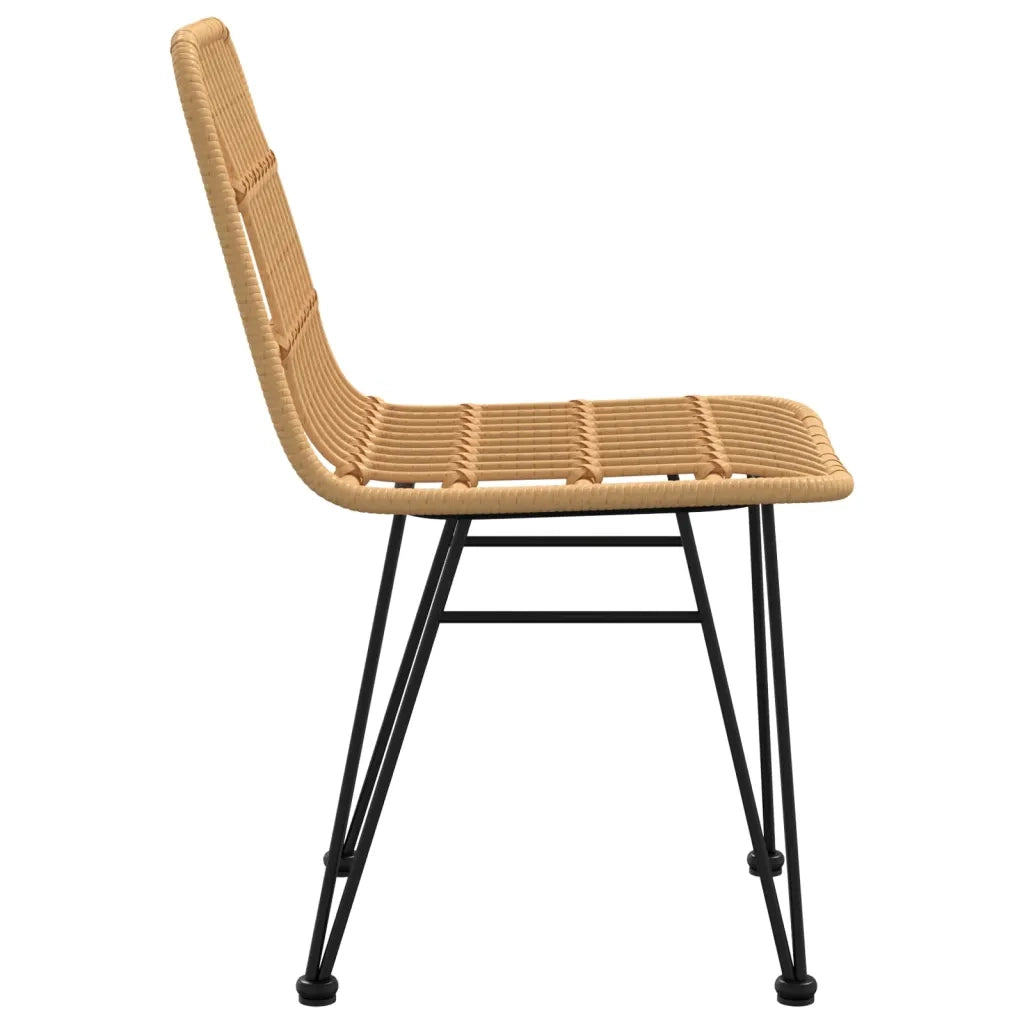 Sedie da Giardino 2 pz | Sedie da Esterno 48x62x84 cm Rattan PE