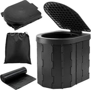 Toilet Portatile per Campeggio WC con Carrello Portatile