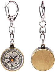 Due Mini Compassi da Chiave Portatili con Design Leggero e Precisi con Indicazione Rapida - 2 Pezzi - Materiale Duraturo e Leggero - Compasso da Navigazione