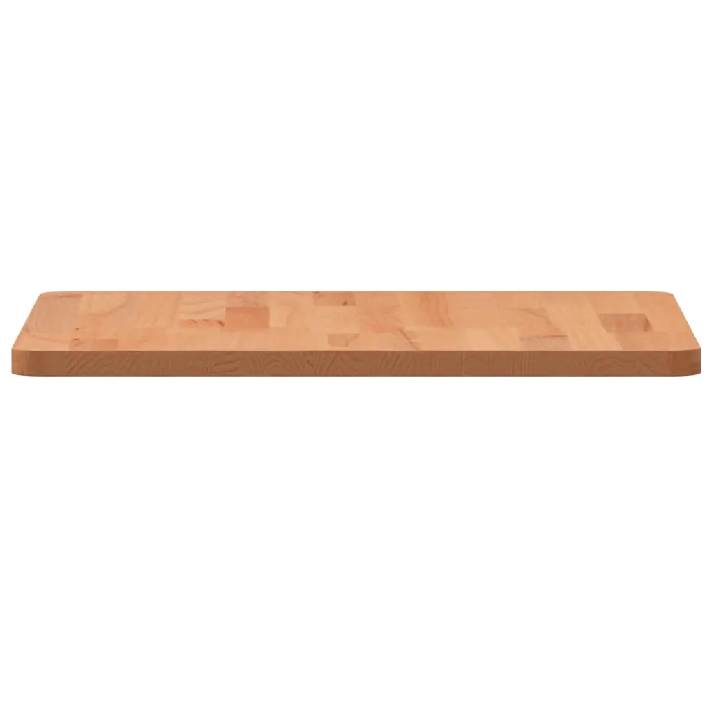 Piano per Tavolo | Superficie Tavolo | Piano Scrivania 40x40x1,5 cm Quadrato Legno Massello di Faggio