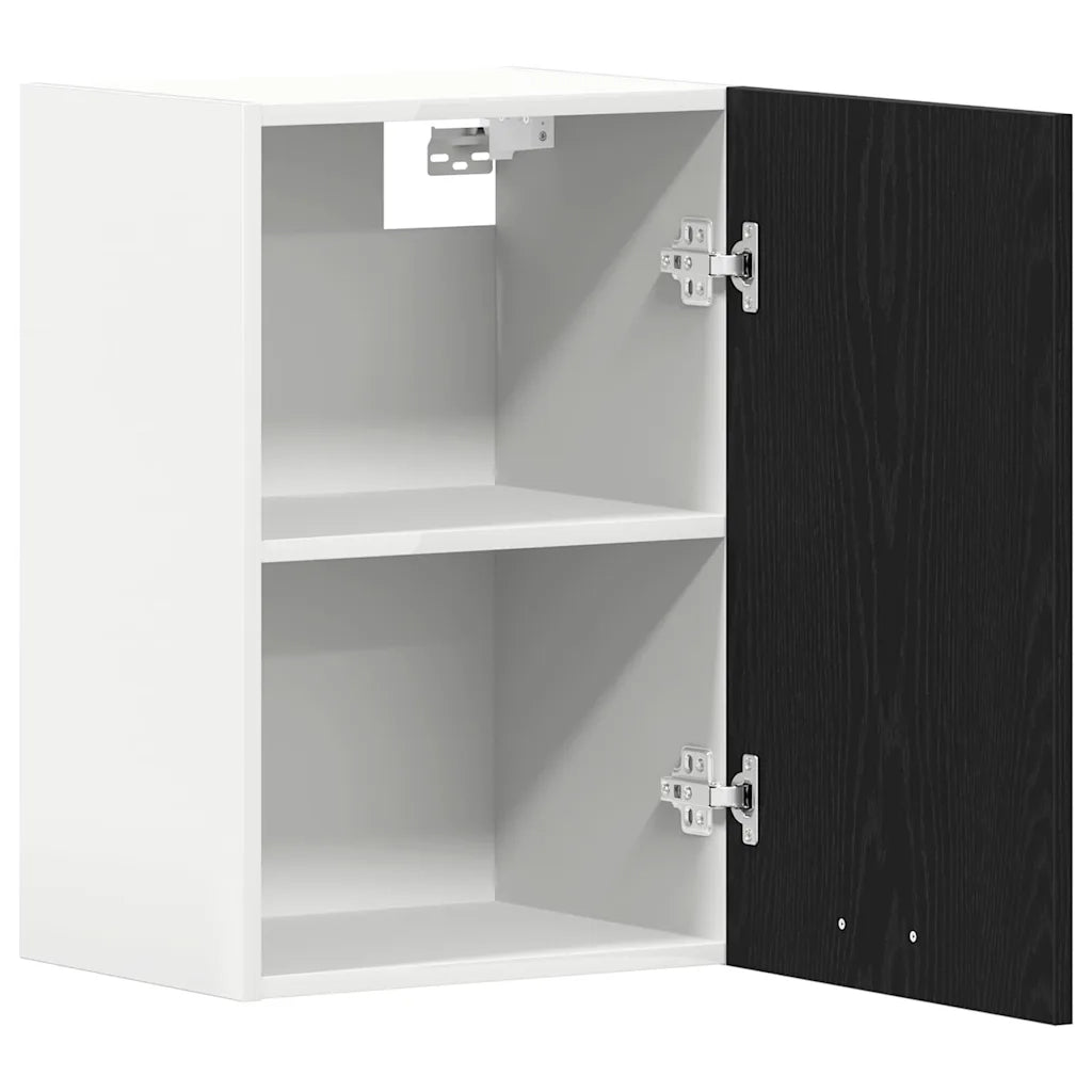 Pensile pensile Rovere Nero 40x31x60 cm in Legno Multistrato 863141
