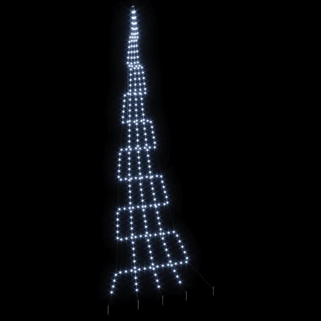 Albero di Natale LED con picchetti per il terreno 511 cm 42018746