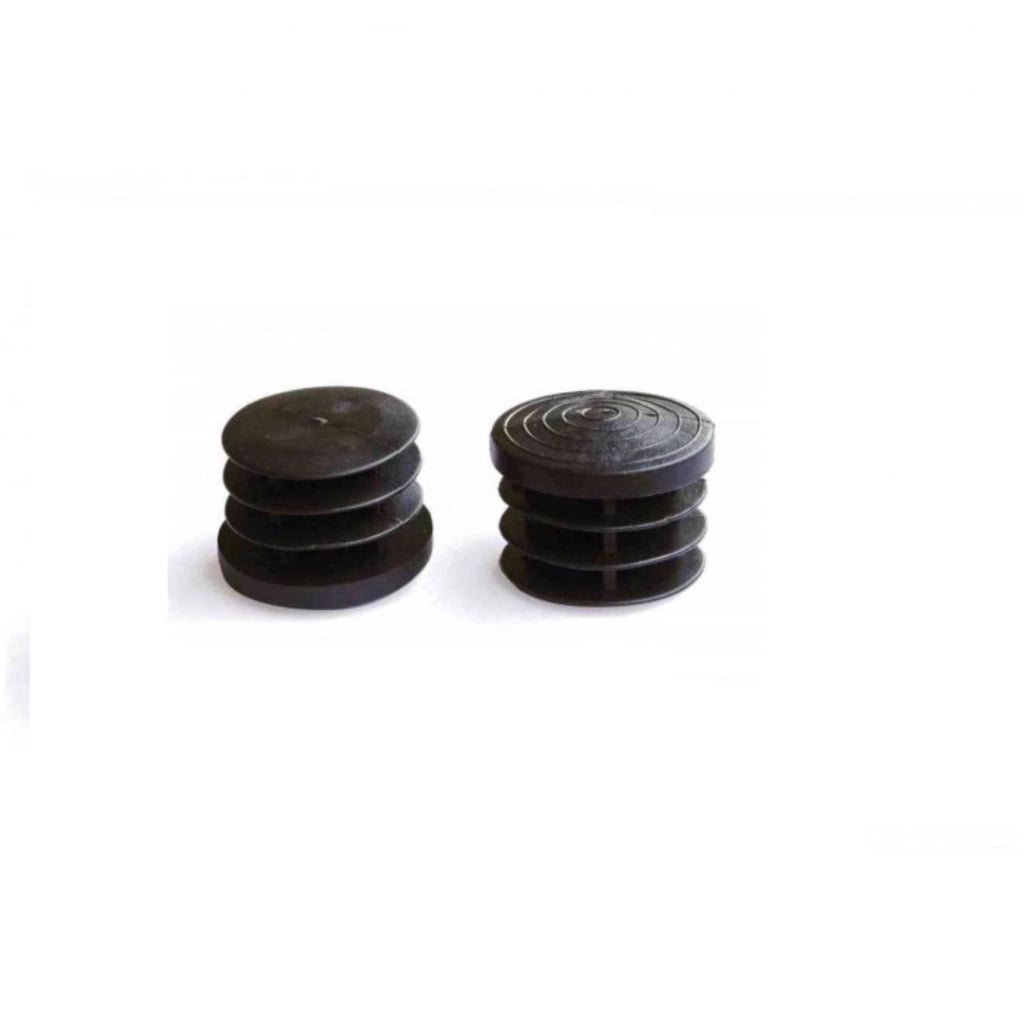 Tappo alettato rotondo plastica sedie 4 pz +misure puntali gommino interno nero 60 MM
