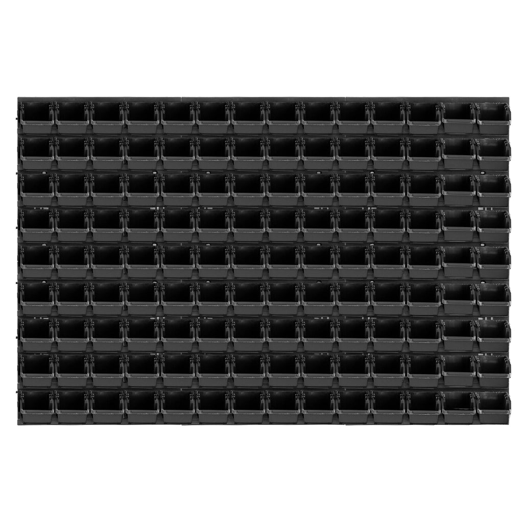 Pannello portautensili KADAX da parete per officina, 117x78 cm, 126 vassoi, robusto, per garage.