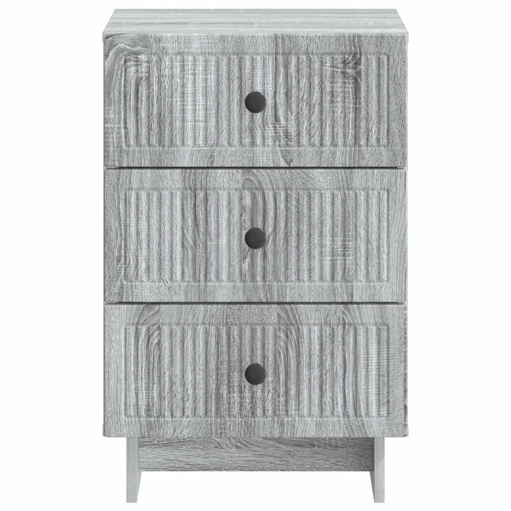 Comodino | Armadio da Notte | Mobiletto da notte con cassetto Grigio Sonoma 43 x 41 x 66,5 cm