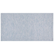 Tappeto Blu Cotone 80 x 150 cm Rettangolare Intrecciato a Mano Moderno Minimalista
