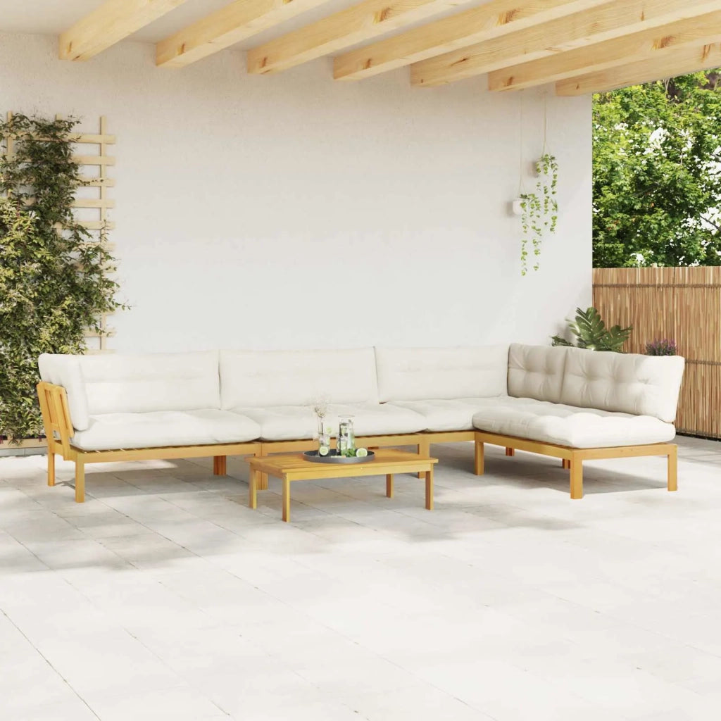 5 Pezzo Unità di divano pallet da giardino 3418263