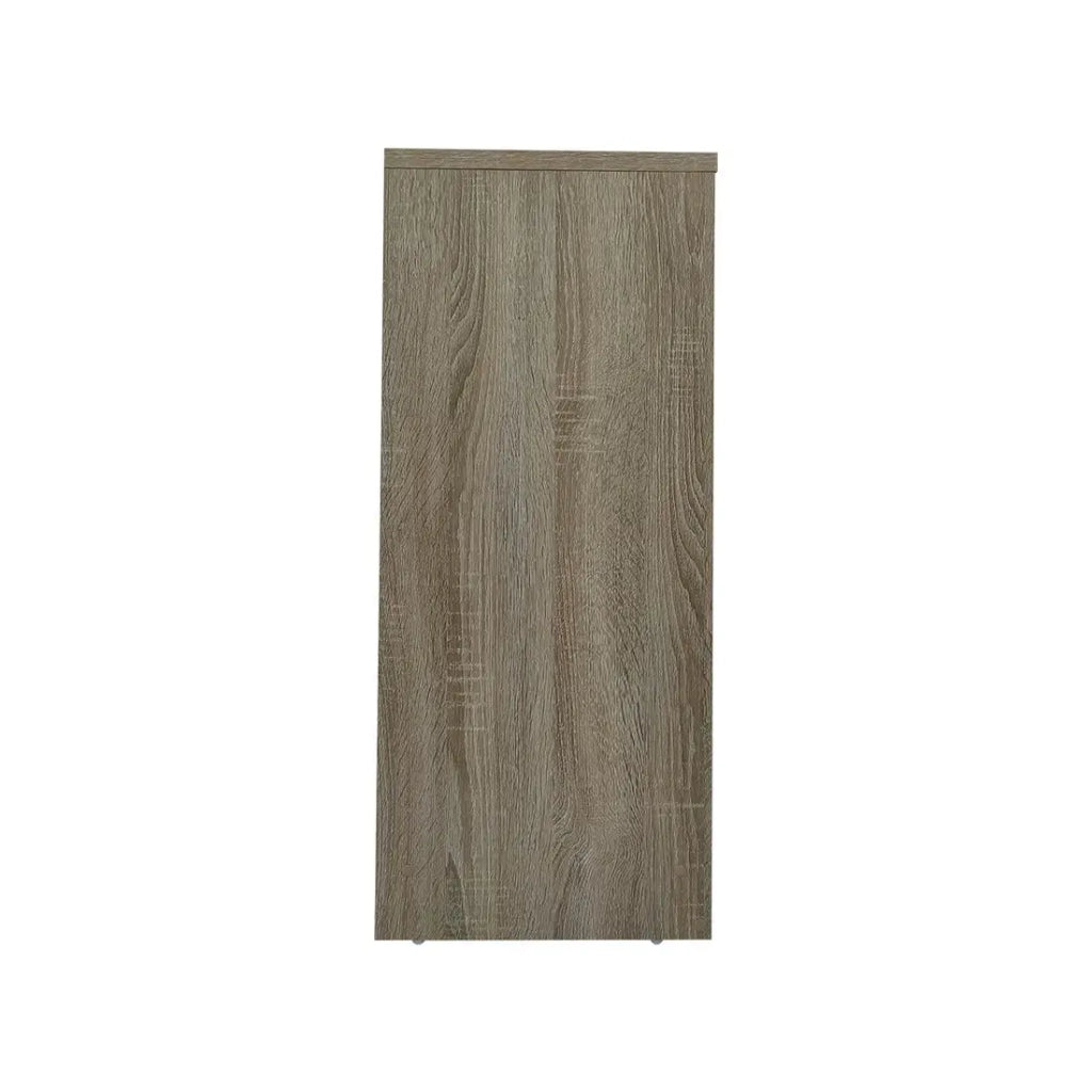 Libreria ampia design con 2 ripiani, colore rovere chiaro collezione TOLLY