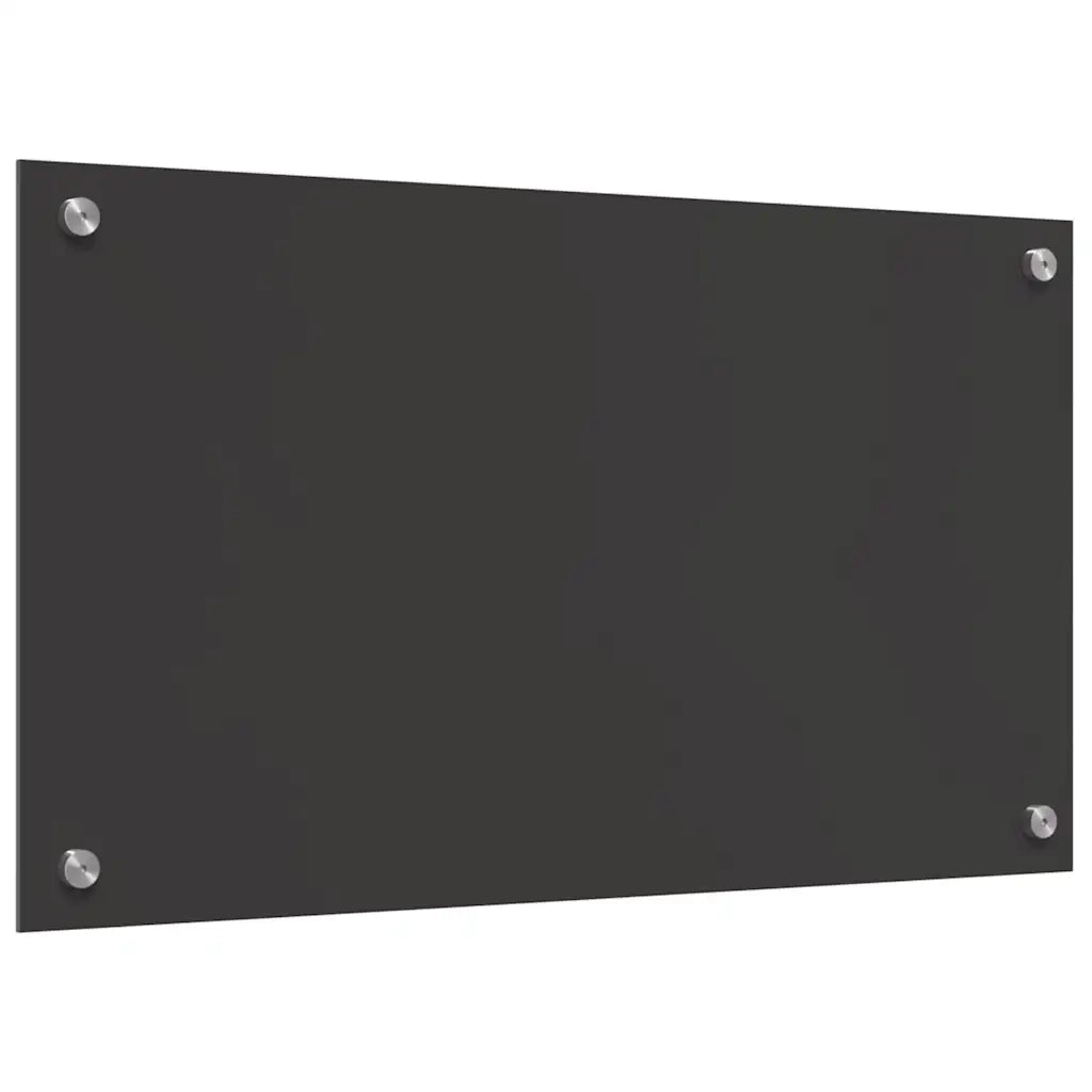 Rivestimento da Cucina 2 pz-Set di 2 Paraschizzi per Cucina Grigio scuro 70 x 40 cm