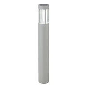 Lampada da Terra HANG Bollard Grigia LED 7W 360° IP65 3000K CRI90 - Rossini Group, Illuminazione da Giardino a Luce Diffusa