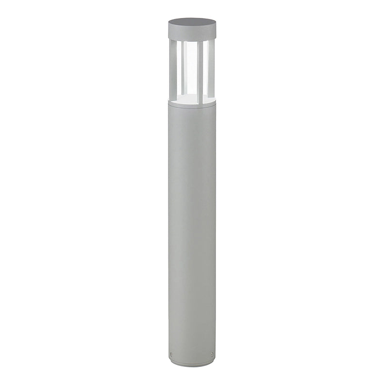 Lampada da Terra HANG Bollard Grigia LED 7W 360° IP65 3000K CRI90 - Rossini Group, Illuminazione da Giardino a Luce Diffusa