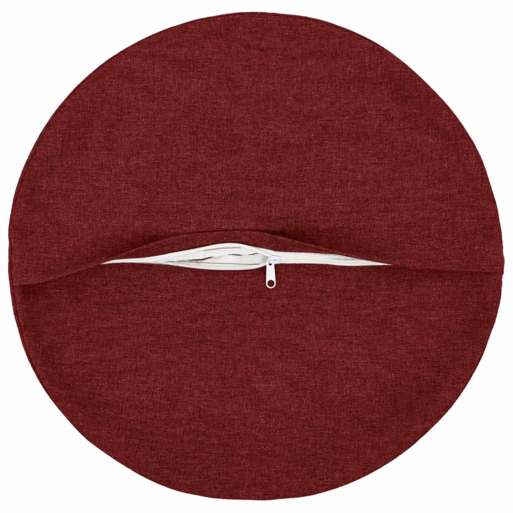 Federa 2 pz HEERLEN Rosso Vino Ø 40 cm Tessuto 922191