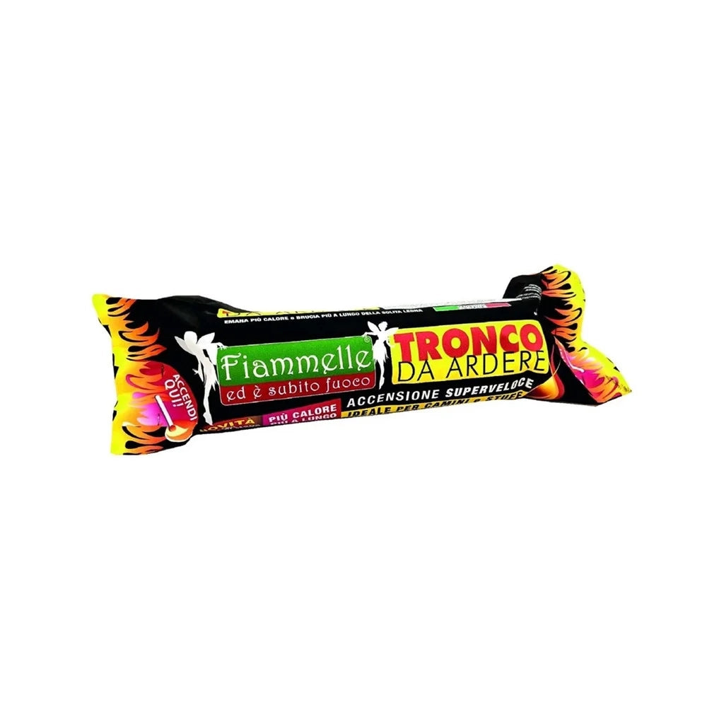 Trade Shop - Tronco Da Ardere 800gr Tronchetto Accendifuoco Accensione Superveloce Camini Stufe 096493 -