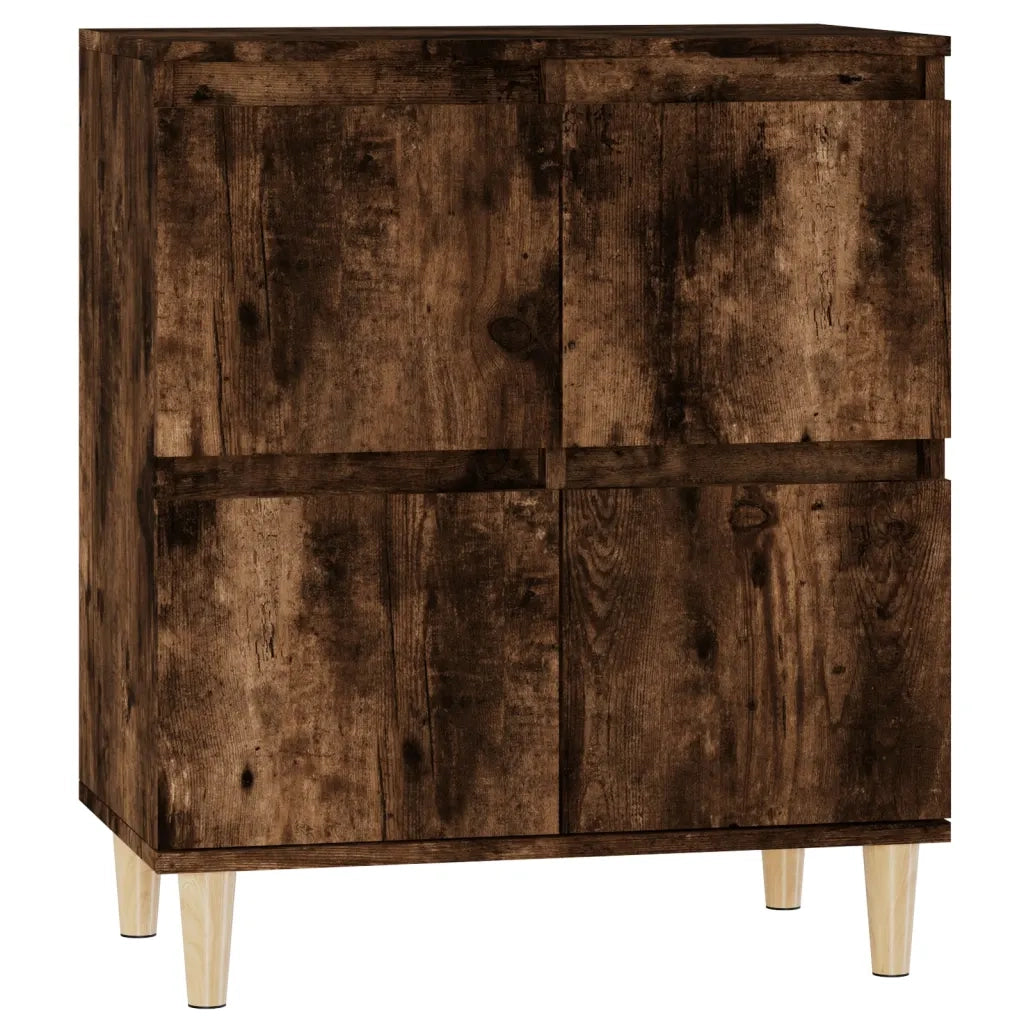 Credenza | Madia | Buffet da pranzo | Armadio da pranzo Rovere Fumo 60x35x70 cm in Legno Multistrato
