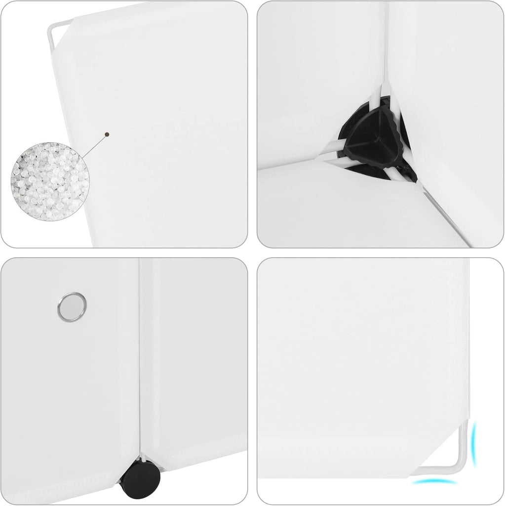 DIY Armadio a Cubo Armadietto Guardaroba Pieghevoli Combinato Modulare Scarpiera Bianco per Stanzino e Ripostiglio