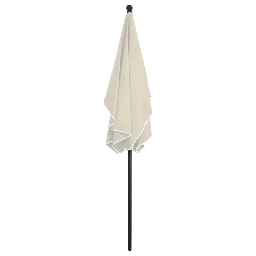 Ombrellone da Giardino con Palo 210x140 cm Sabbia cod mxl 13669