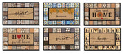 1 Pezzo Zerbino Tappeto in Gomma 45 x 75 cm 6 Decori