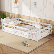 Letto Montessori con Sponde ¨C MINIMAL ¨C Pino Bianco 140x200