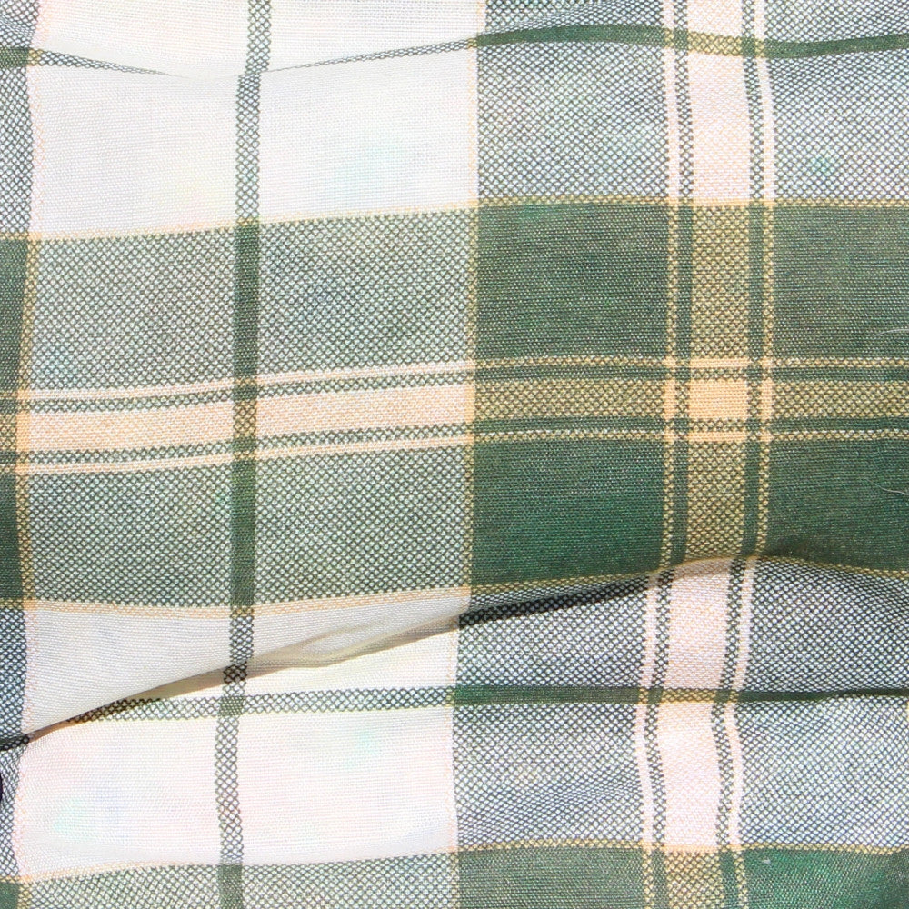 Poltrona 3 Posizioni Relax Miele con Cuscino 84x60x100 h cm in Cotone Verde