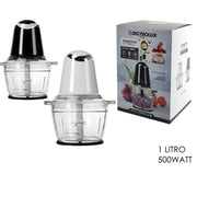 Trade Shop - Tritatutto Elettrico 3in1 500 W 1 Lt 2 Velocità Base Antiscivolo 2 Colori 584301 -
