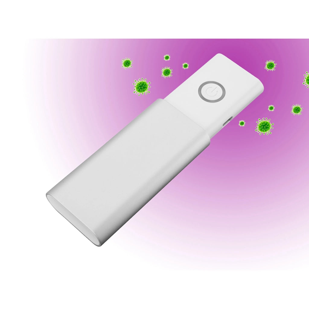 Lampada ultravioletta UV-C portatile compatta per la disinfezione e la sterilizzazione Bianco Avizar