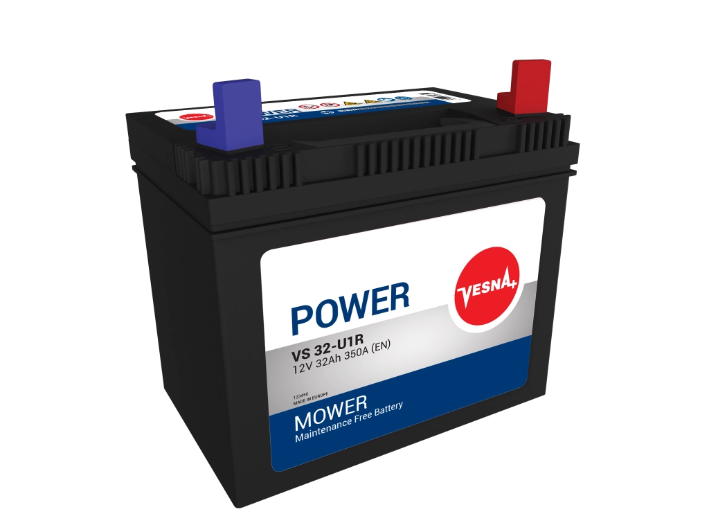 Batteria per trattore tagliaerba U1R-32 12V 32Ah Positivo Destra