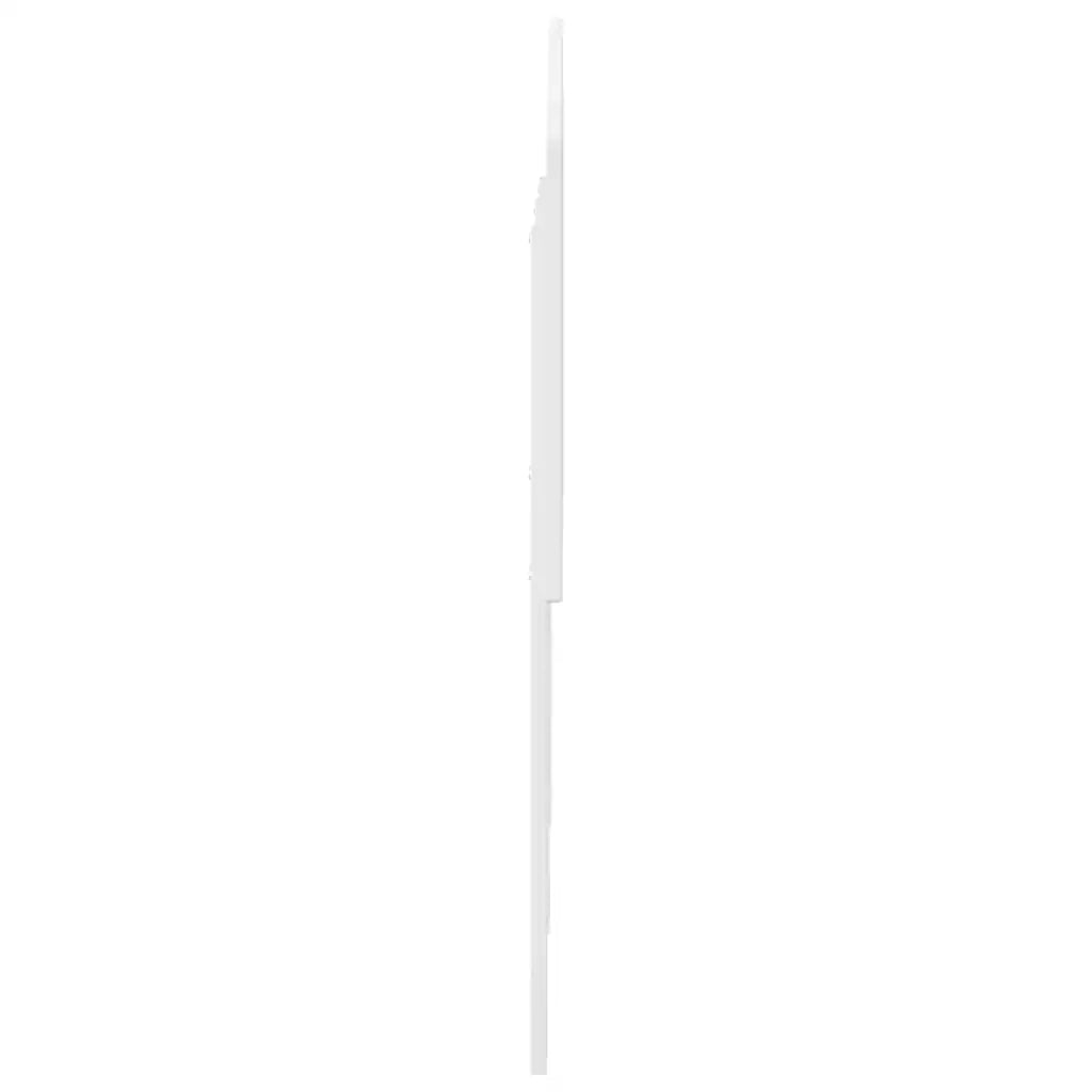 Testiera-Testata-Testiera Decorativa Bianco Lucido 120 cm Legno multistrato 181794