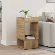 Tavolino Rovere artigianale 30 x 30 x 56 cm Legno multistrato