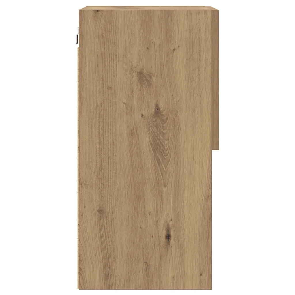 Mobile TV da Parete Rovere artigianale 30,5 x 30 x 60 cm 882944