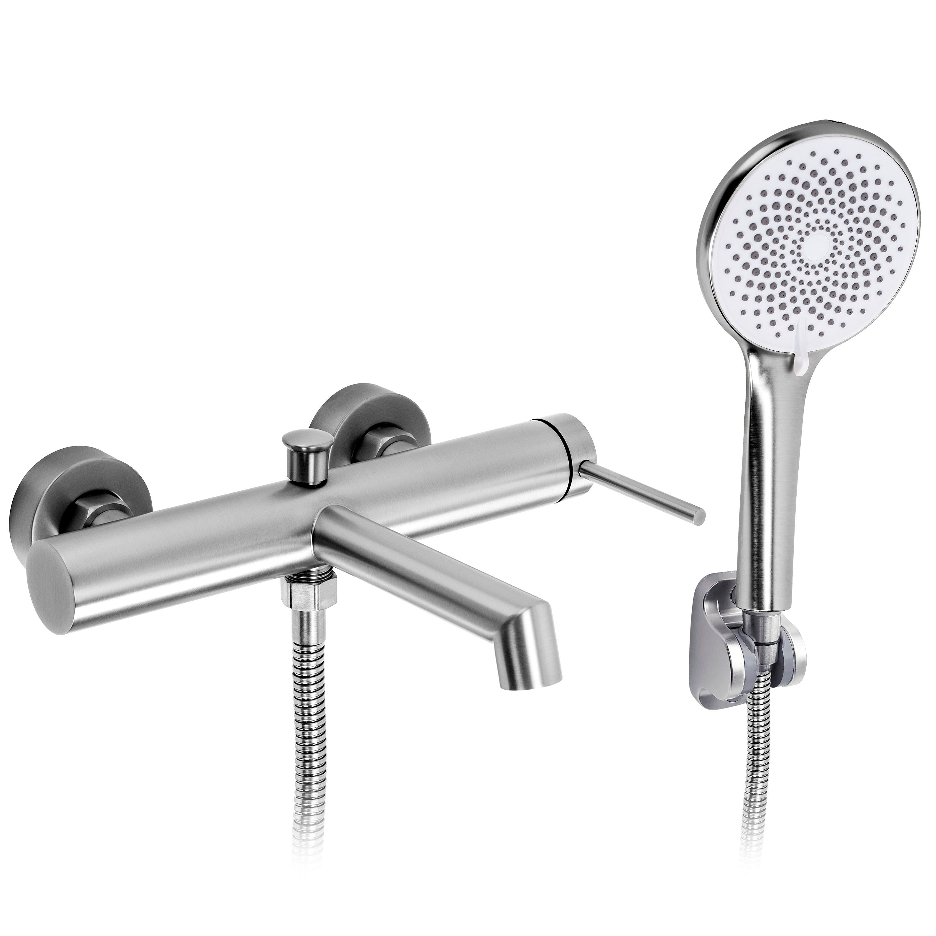 Rubinetto Da Vasca Rea Foss Nickel Brush